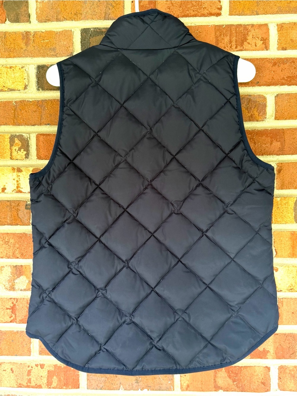 J. Crew Excursion Diamond Quilted Gold Hardware Vest Size Small - Picture 5 of 7
